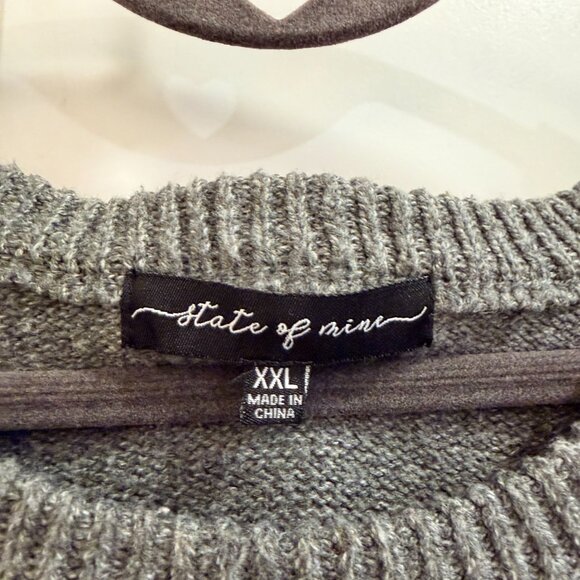 State of Mine Gray Pumpkin Sweater XXL - Picture 4 of 8